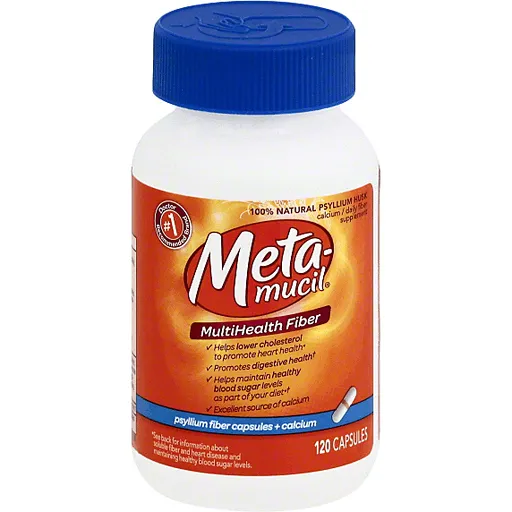 Metamucil Integratore Fibre Psillio Calcio Capsule