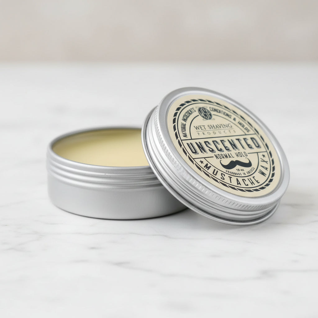 Wet Shaving Products Au Naturel cera baffi tenuta normale non profumata