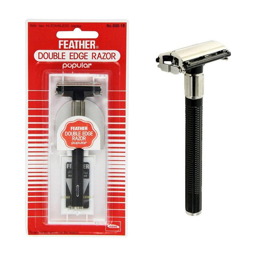 Feather Double Edge rasoio di sicurezza in acciaio