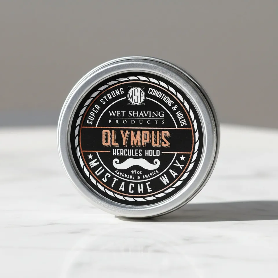 Wet Shaving Products Olympus cera baffi tenuta normale modellante