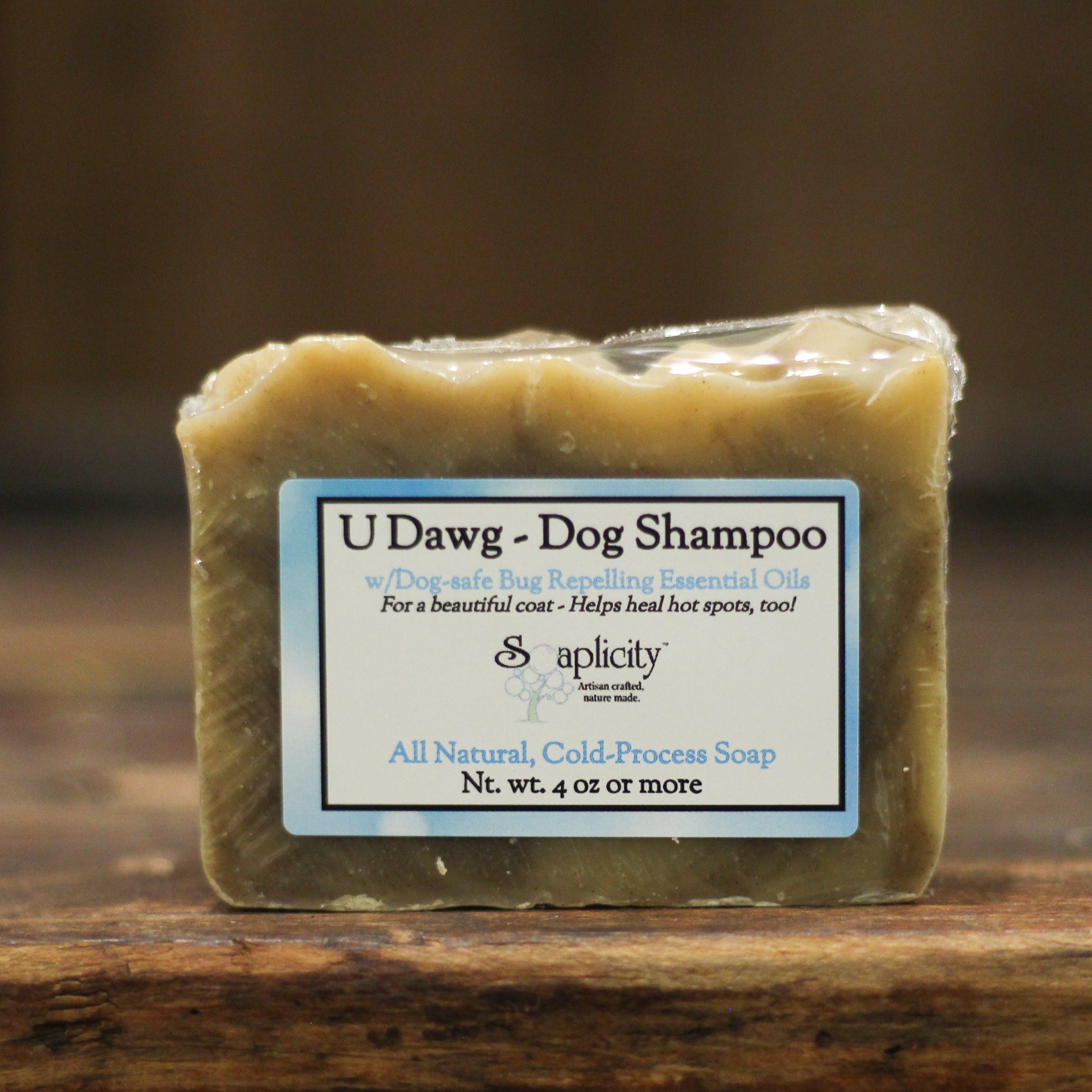 U Dawg Shampoo Cane Solido 113 g al Neem Anti Prurito