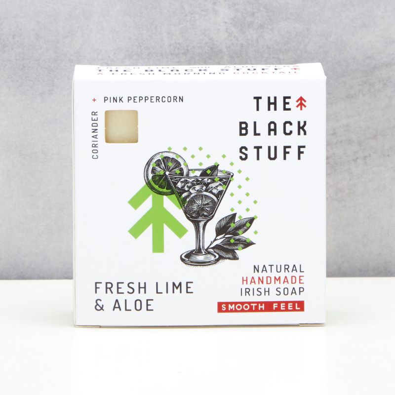 The Black Stuff Fresh Lime and Aloe Sapone Uomo Lime Aloe Pelle Sensibile