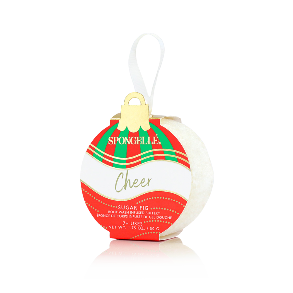 Spongellé Cheer Sugar Fig spugna doccia ornamento 7 usi