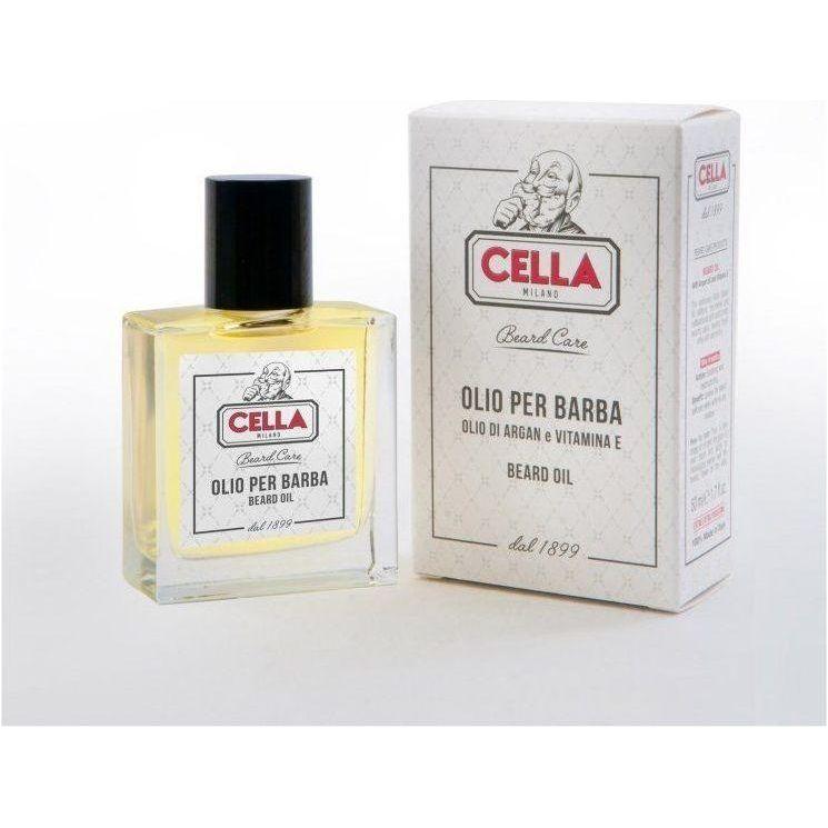 Cella Olio Barba 50 ml argan e vitamina E ginepro e cannella