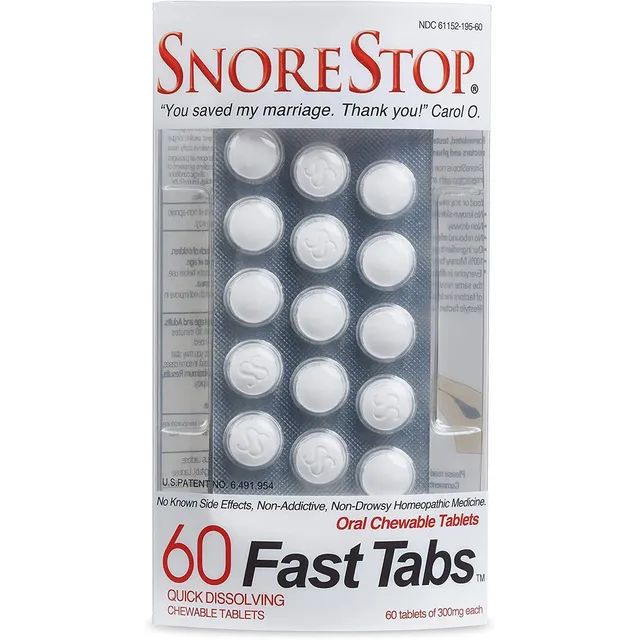 SnoreStop FastTabs Compresse Masticabili Antirussamento