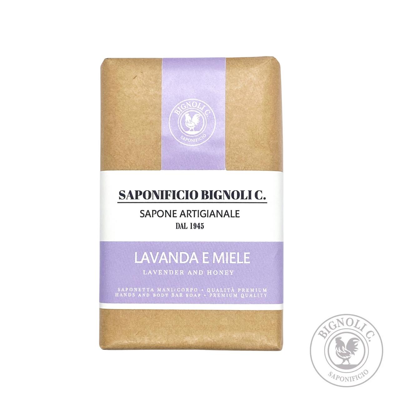 Saponificio Bignoli Saponetta Lavanda e Miele 150g profumata