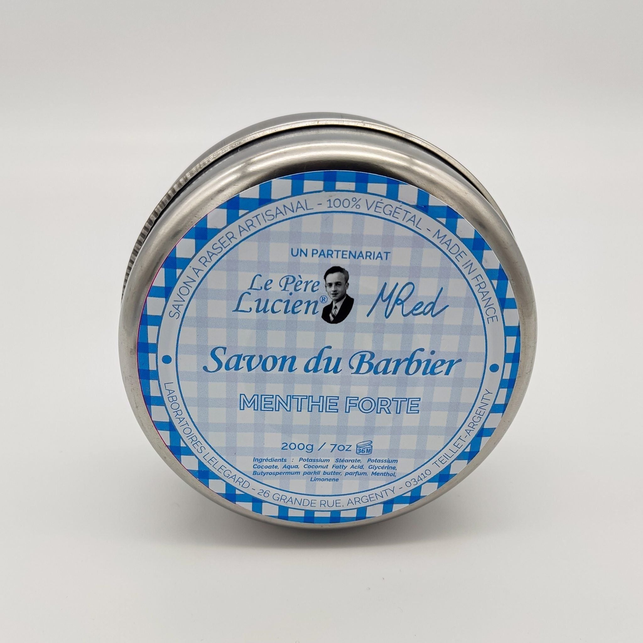 Le Pere Lucien Menthe Forte Sapone Barba 200g Mentolo