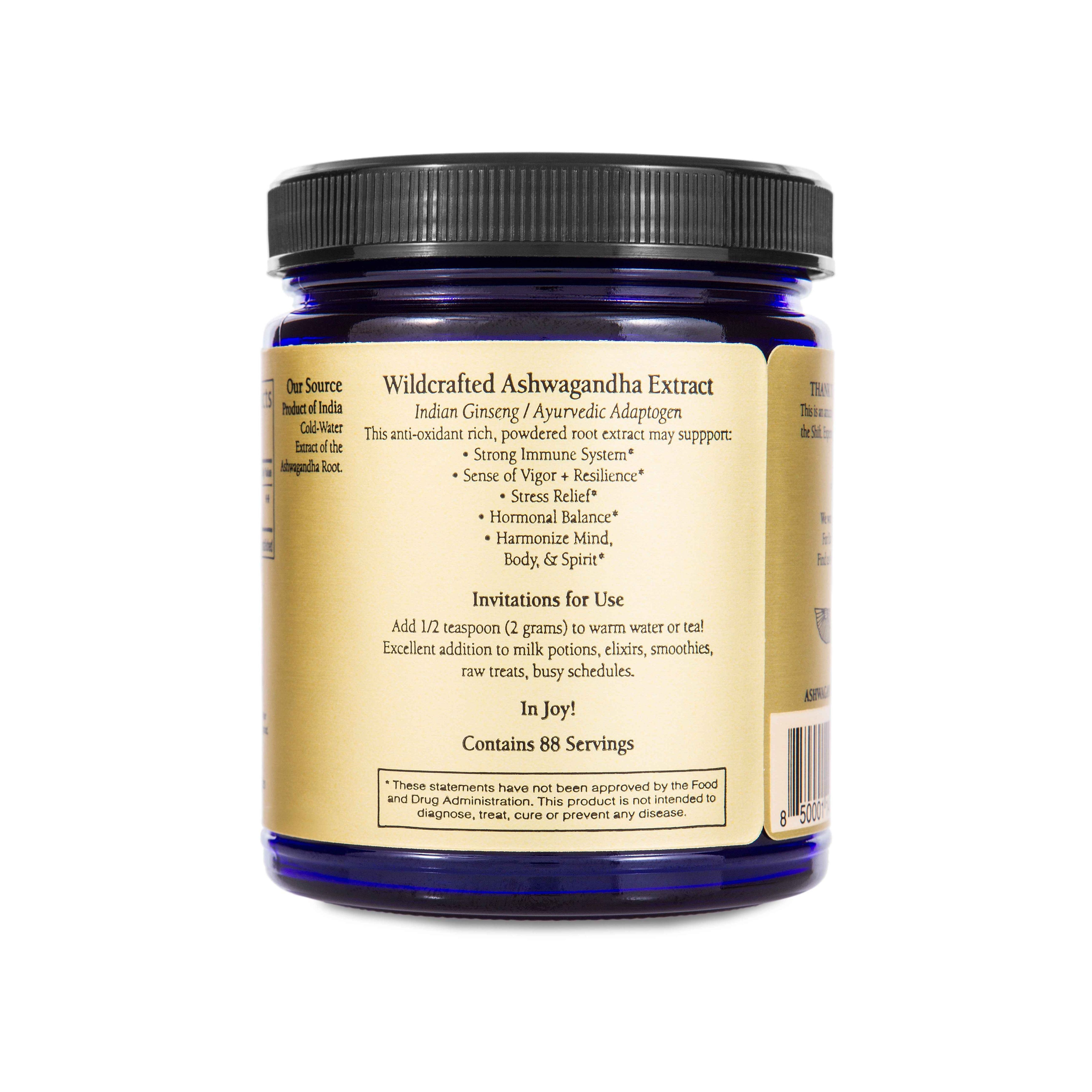 Sun Potion Ashwagandha Polvere Ayurvedica Barattolo 111 g