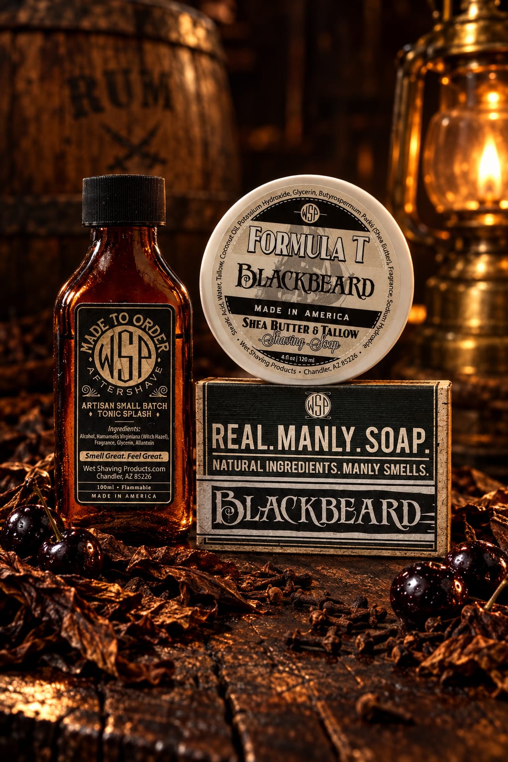 WSP Blackbeard Saponetta Corpo Tabacco 1 pezzo