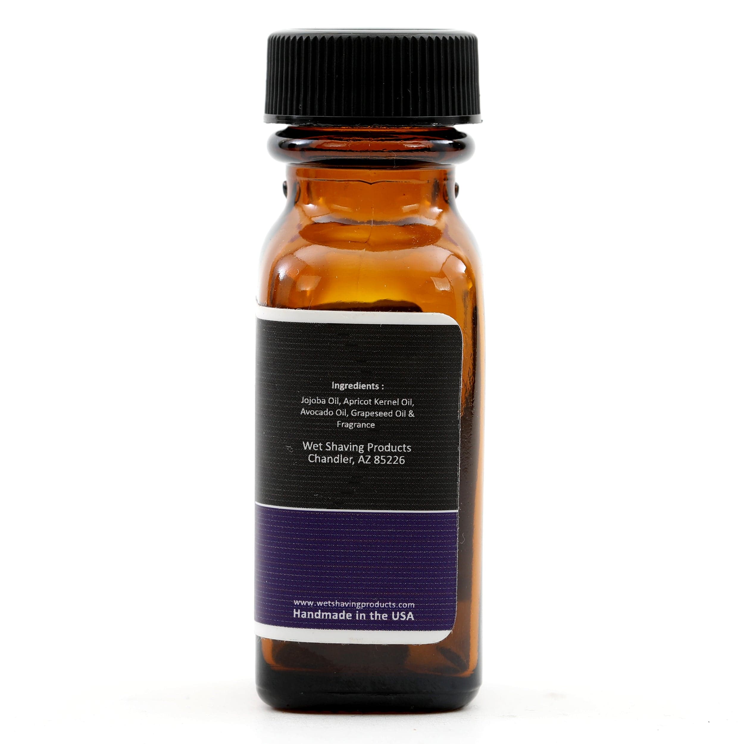 Wet Shaving Products Black Amber olio prebarba 1 oz ambra