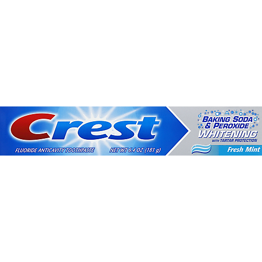 Crest Dentifricio sbiancante menta bicarbonato e perossido