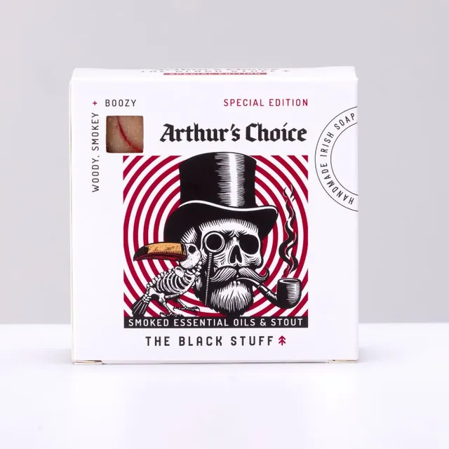 The Black Stuff Arthur's Choice saponetta 150g legno affumicato