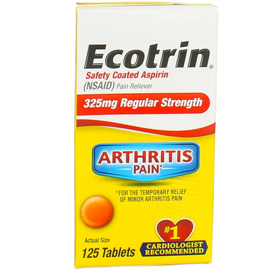 Ecotrin Aspirina 325 mg 125 Compresse Gastroresistenti Dolore