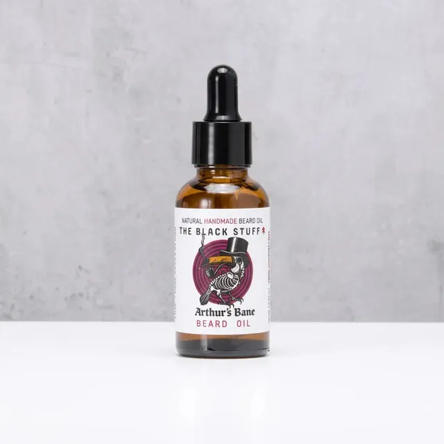 The Black Stuff Arthur's Bane olio barba uomo 60 ml idratante