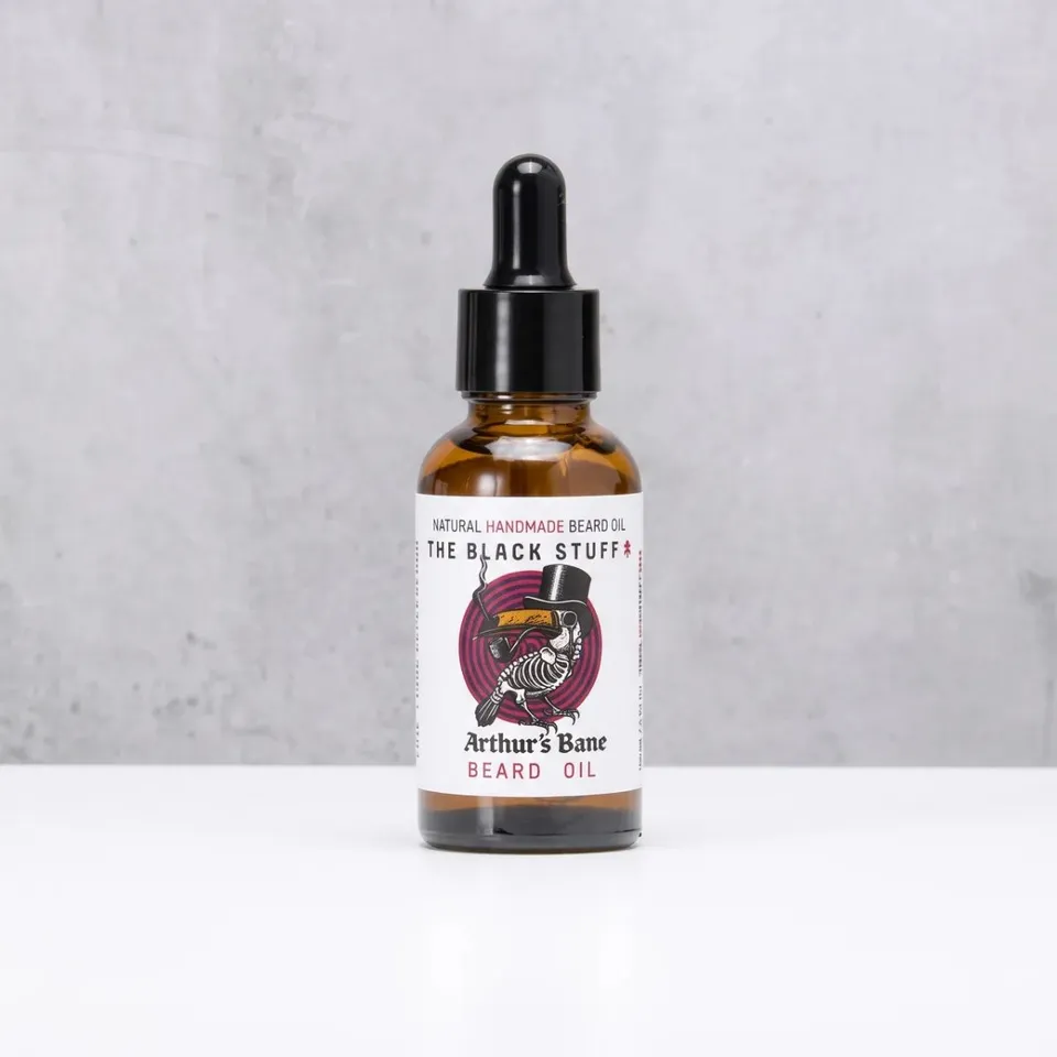 The Black Stuff Arthur's Bane olio barba uomo 60 ml idratante