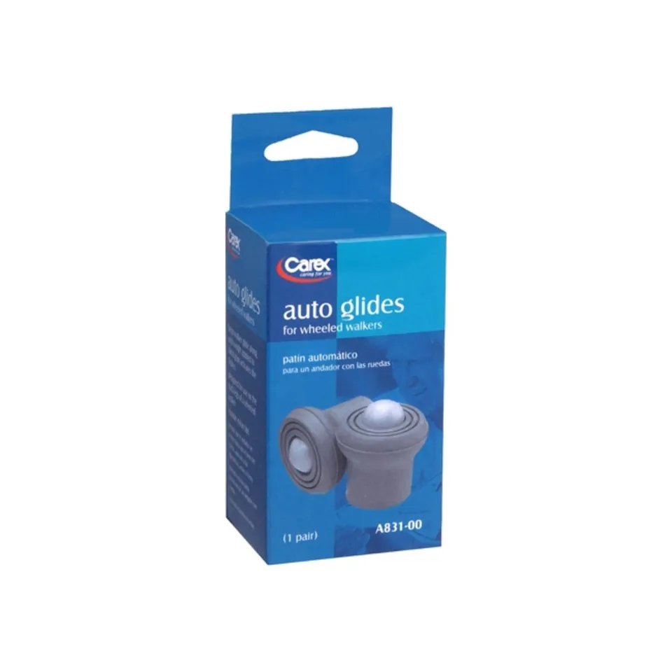 Carex Auto Glides Pattini Deambulatore 1 Paio Nylon