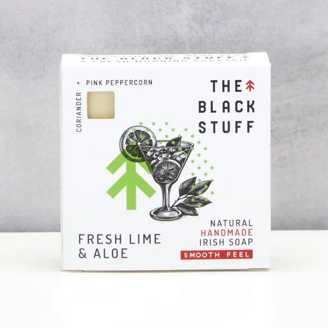 The Black Stuff Fresh Lime and Aloe Sapone Uomo Lime Aloe Pelle Sensibile