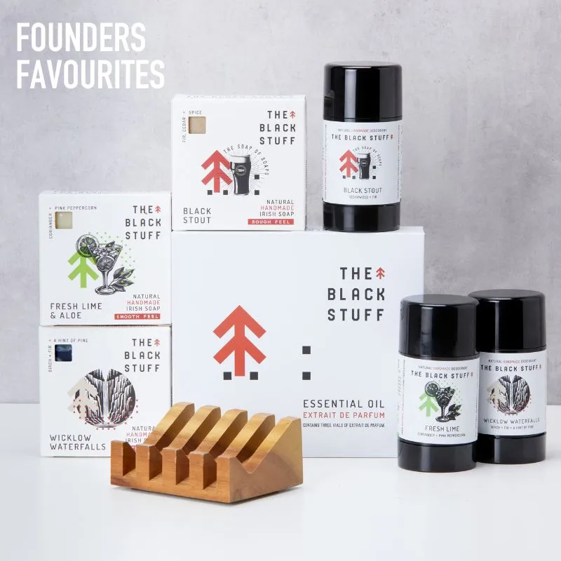 The Black Stuff Founders Favourite Three saponetta uomo set 3 pezzi