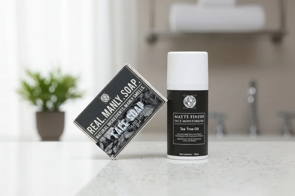 Wet Shaving Products Face Care Tea Tree kit viso uomo manutenzione