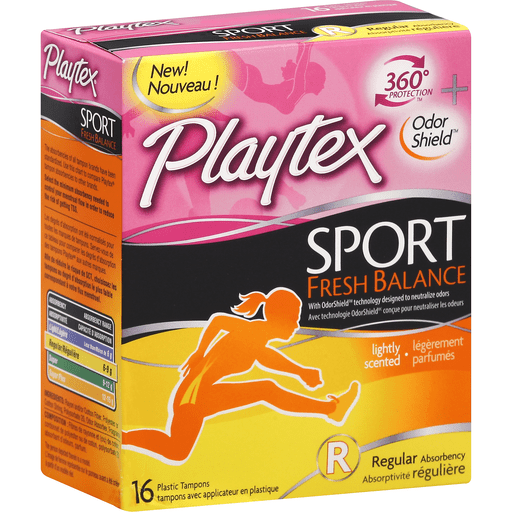 Playtex Sport Fresh Balance tamponi regular profumati plastica