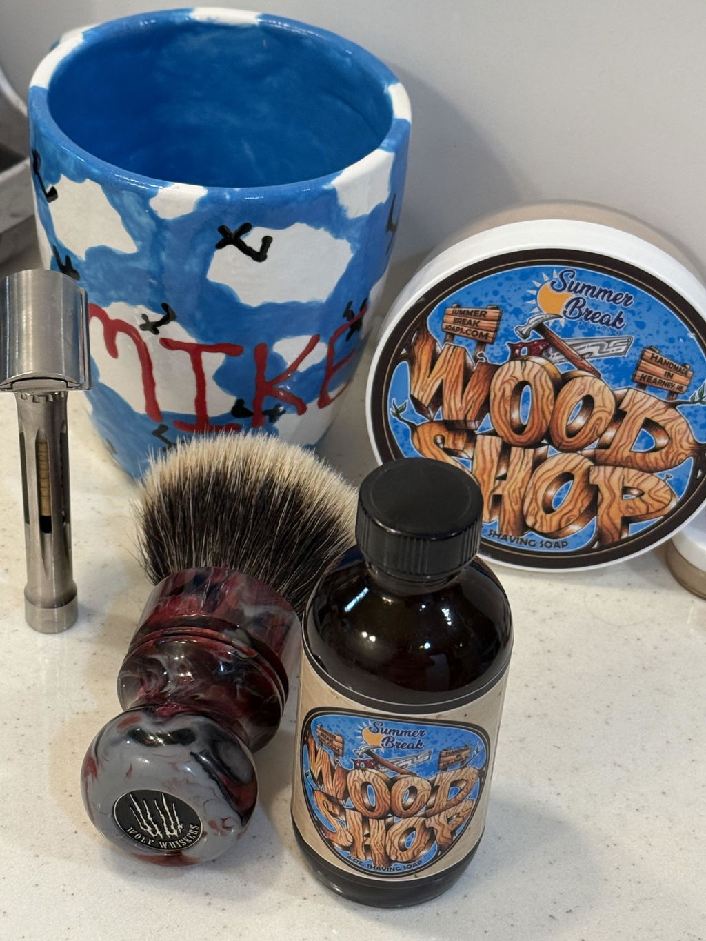 Summer Break Soaps Woodshop dopobarba 118 ml caffè e cedro