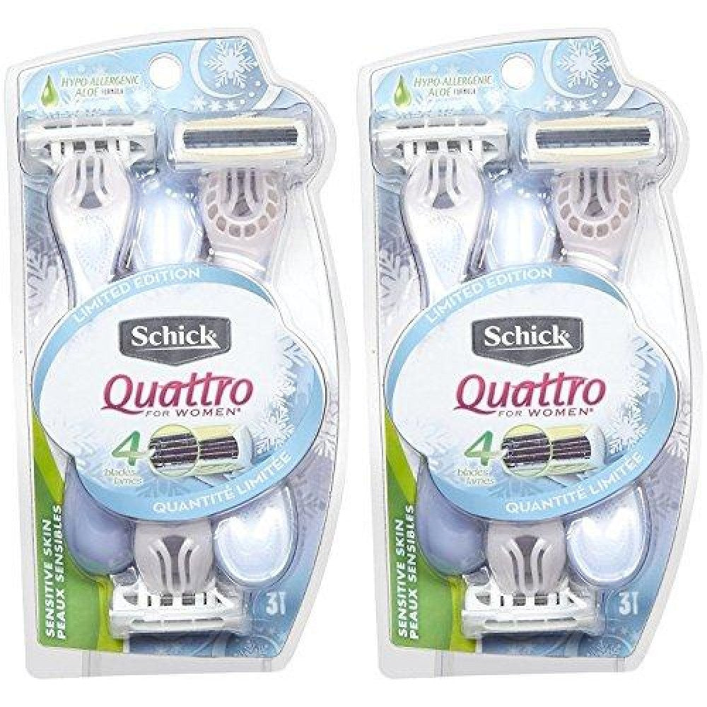 Schick Quattro Women rasoi usa e getta pelle sensibile