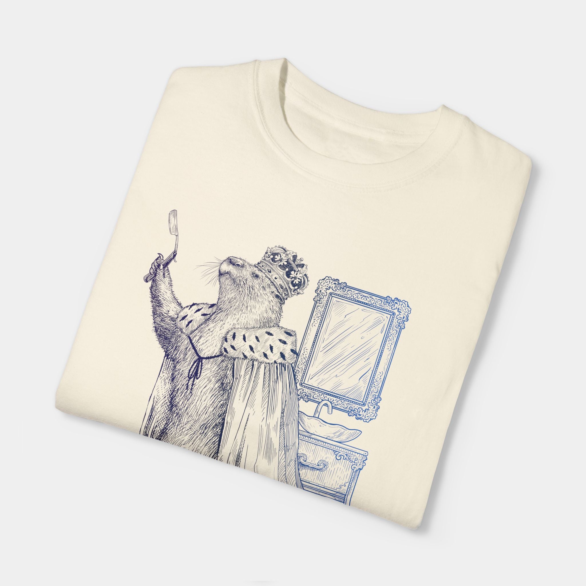 Noble Otter Heavy is the Crown t-shirt cotone bianca