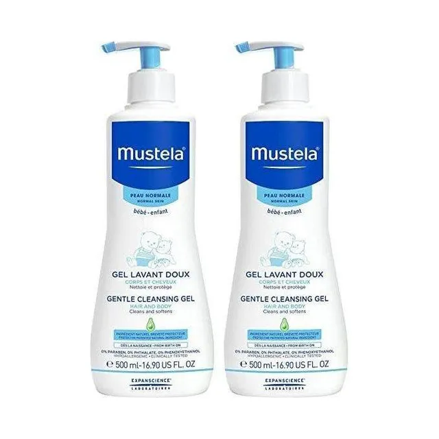 Mustela Gentle Cleansing Gel bagnoschiuma neonato 690 ml avocado