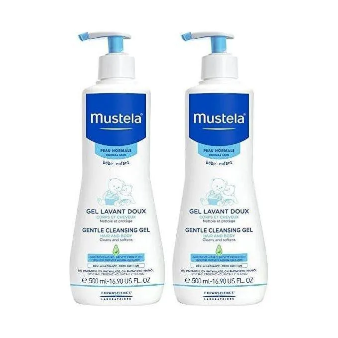 Mustela Gentle Cleansing Gel bagnoschiuma neonato 690 ml avocado