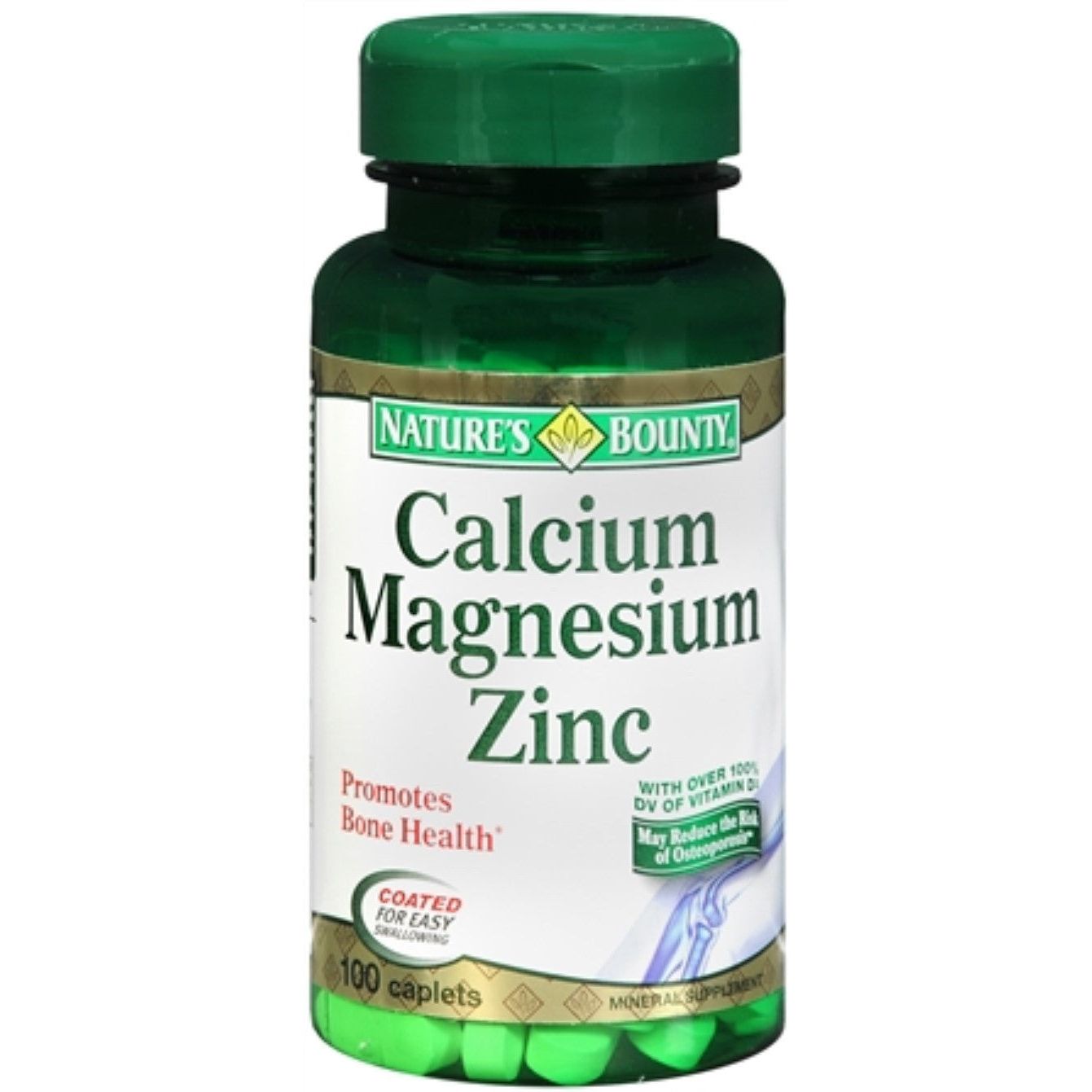 Nature's Bounty Calcio Magnesio Zinco D3 100 compresse ossa