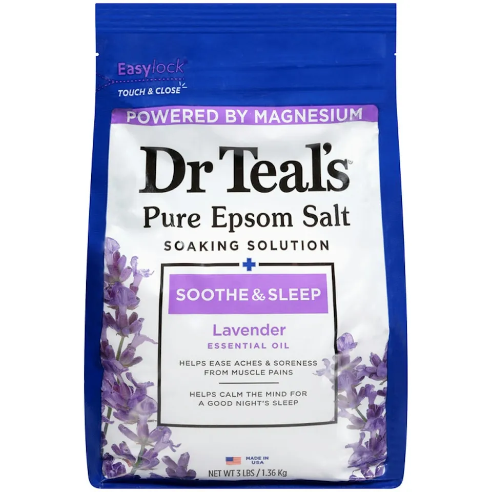 Dr Teal's Soothe & Sleep Sali Epsom Lavanda 1,36 kg Rilassante
