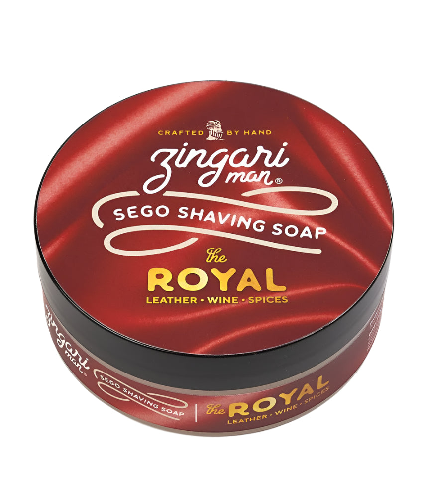 Zingari Man The Royal sapone da barba oud e cuoio