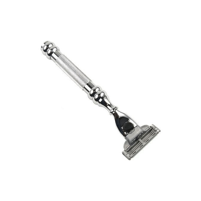 Parker 43R rasoio uomo cromato pesante compatibile Mach3