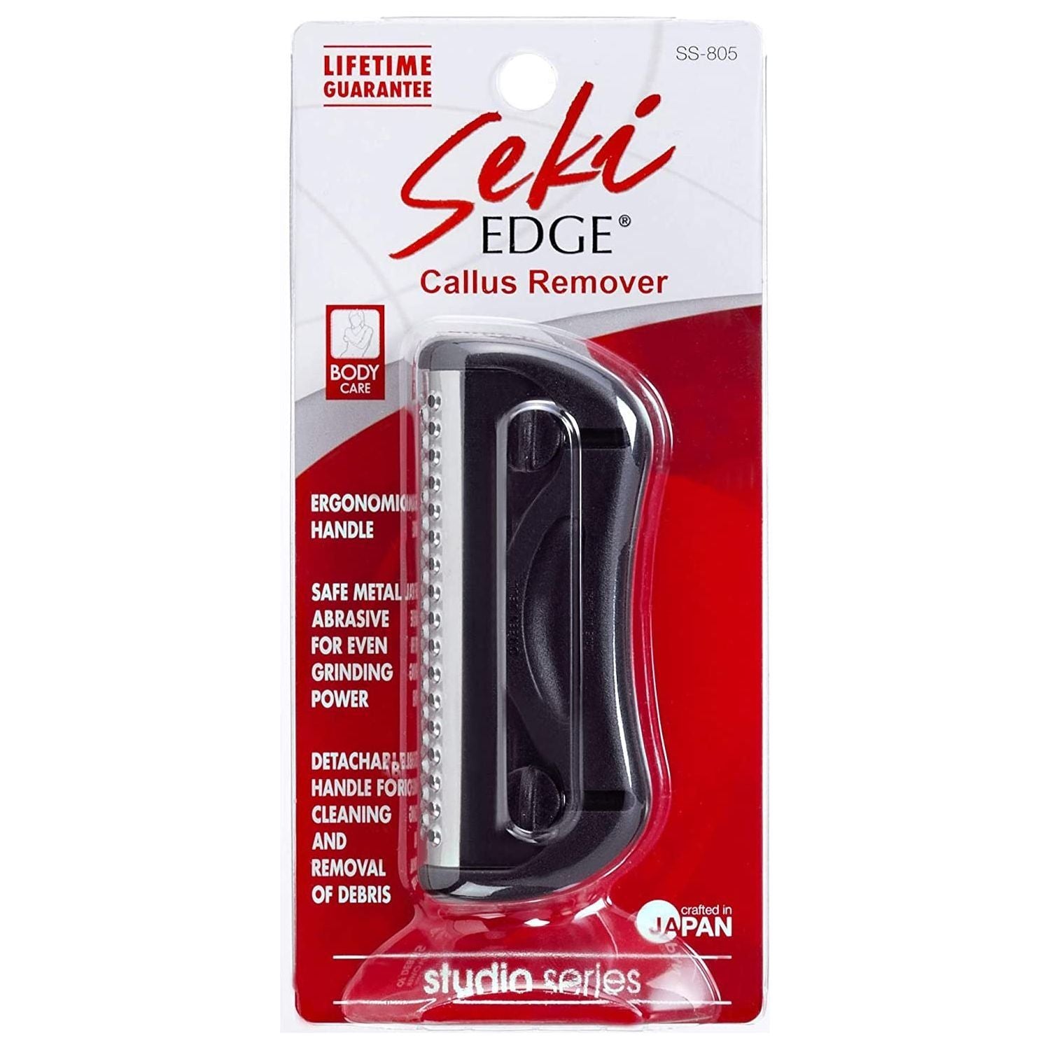 Seki Edge SS-805 raspa calli acciaio viaggio