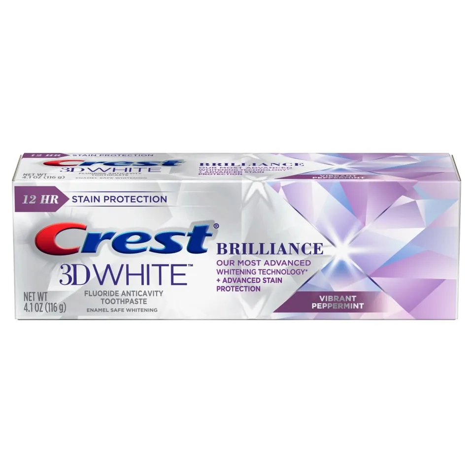 Crest 3D White Brilliance dentifricio menta sbiancante antimacchia