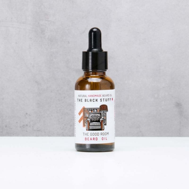 The Black Stuff Beard Care The Good Room olio barba idratante