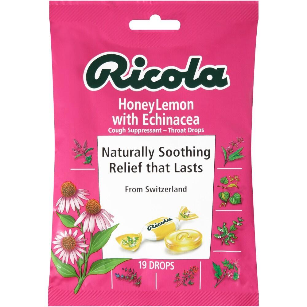 Ricola Pastiglie Gola 24 pz Miele Limone Echinacea