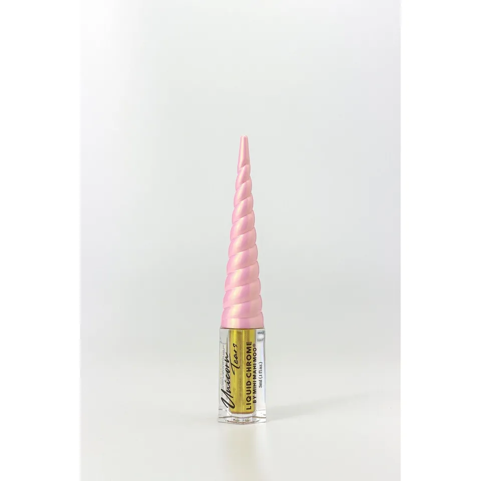 Unicorn Tears Liquid Chrome smalto oro trucco 3 in 1