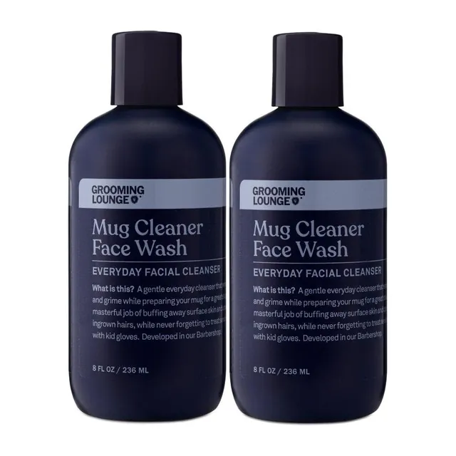 Grooming Lounge Mug Cleaner detergente viso uomo 2x237 ml lavanda