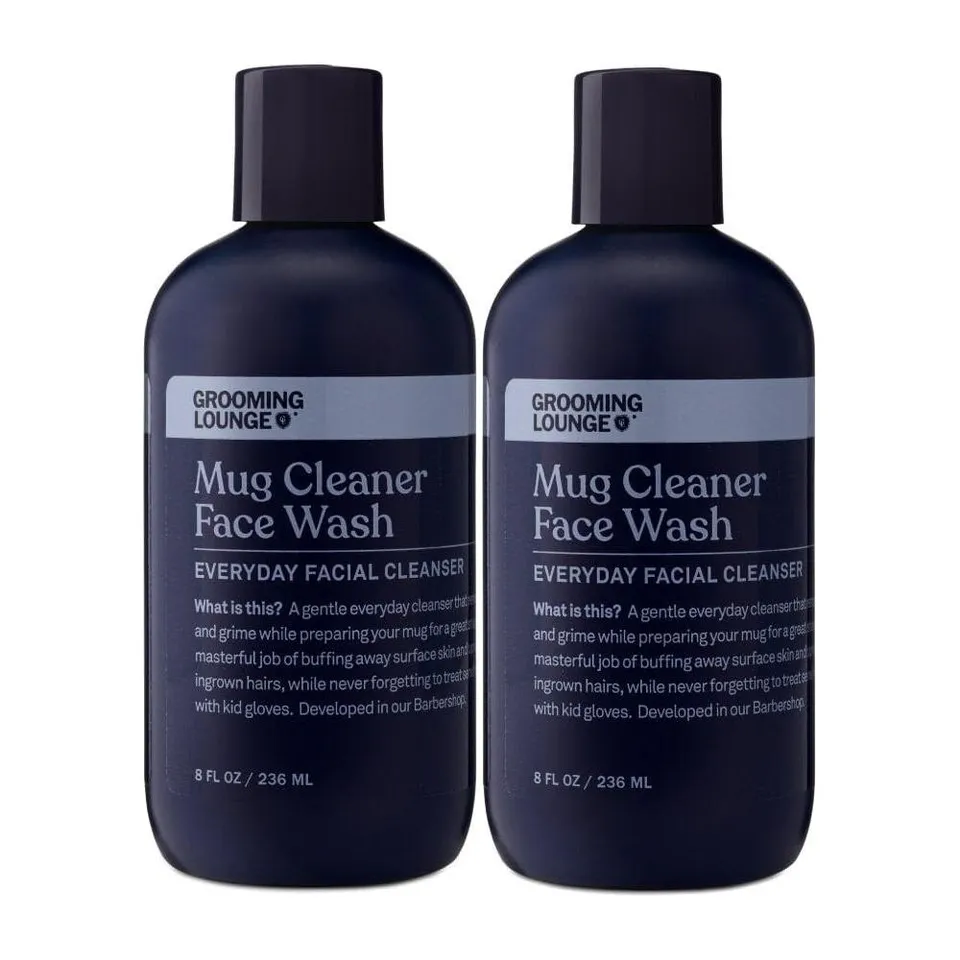 Grooming Lounge Mug Cleaner detergente viso uomo 2x237 ml lavanda