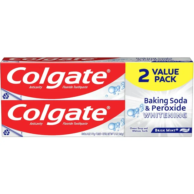 Colgate Bicarbonato e Perossido dentifricio 170 g sbiancante