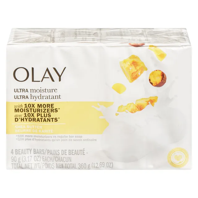Olay Ultra Moisture saponetta burro di karitè 4 pezzi