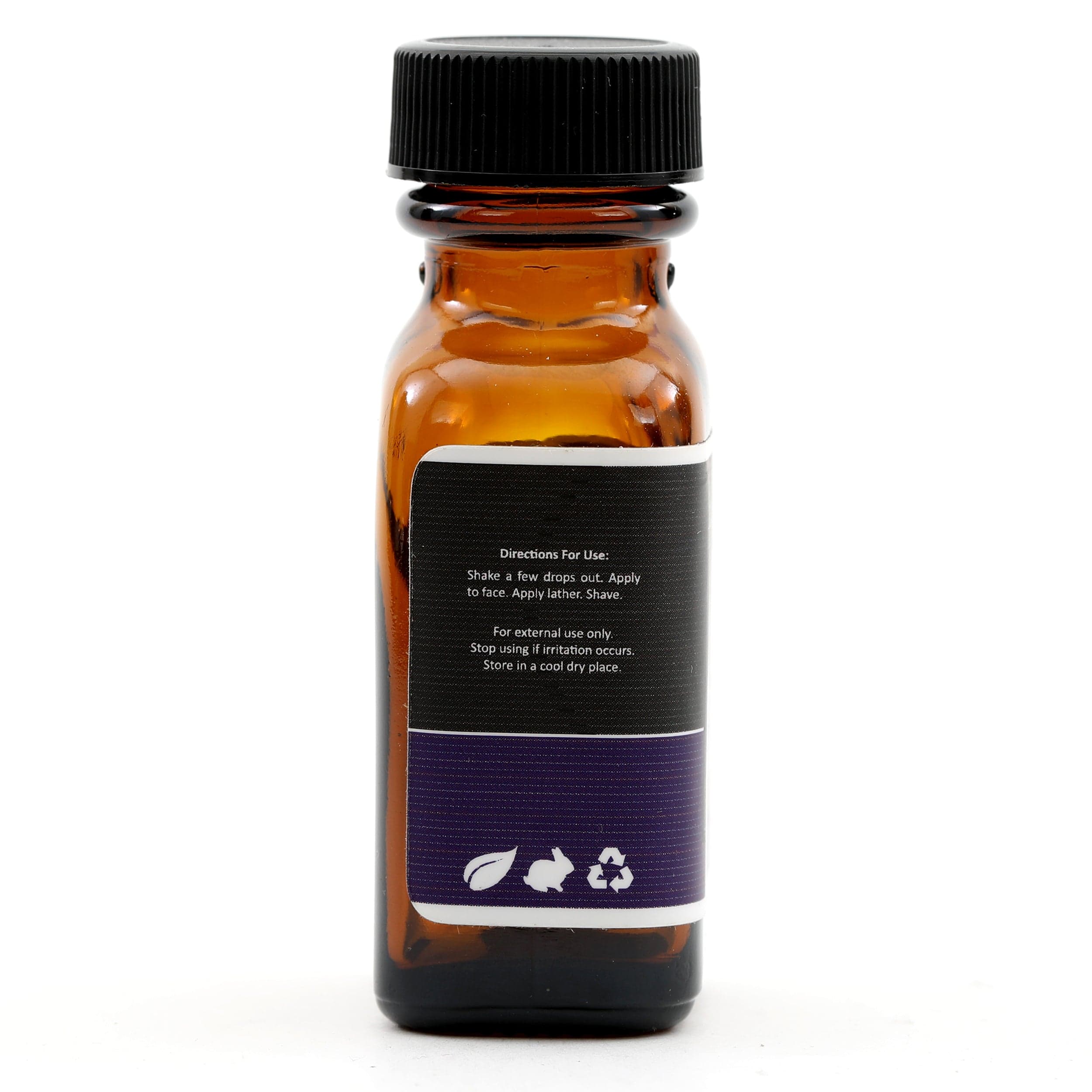 Wet Shaving Products Black Amber olio prebarba 1 oz ambra