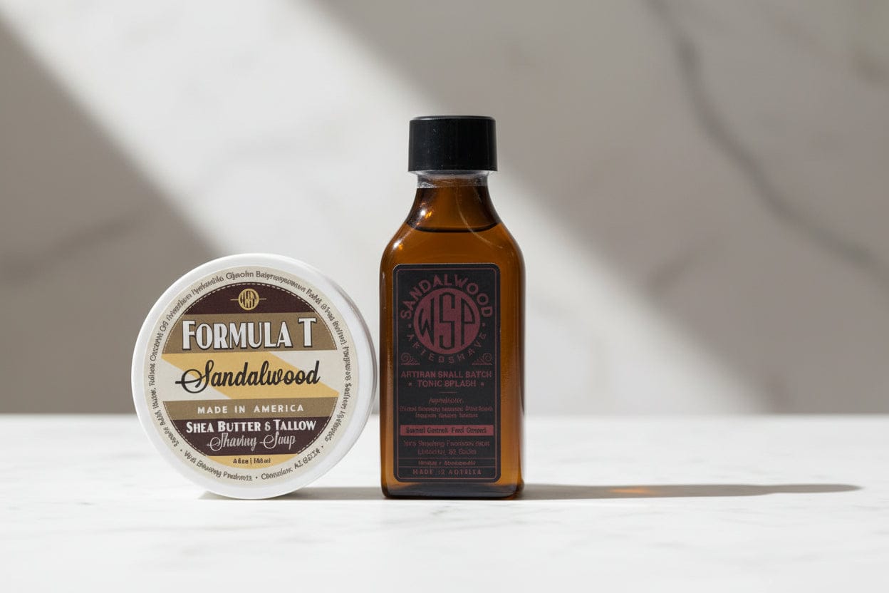 Wet Shaving Products Formula T Sandalwood sapone da barba al sego
