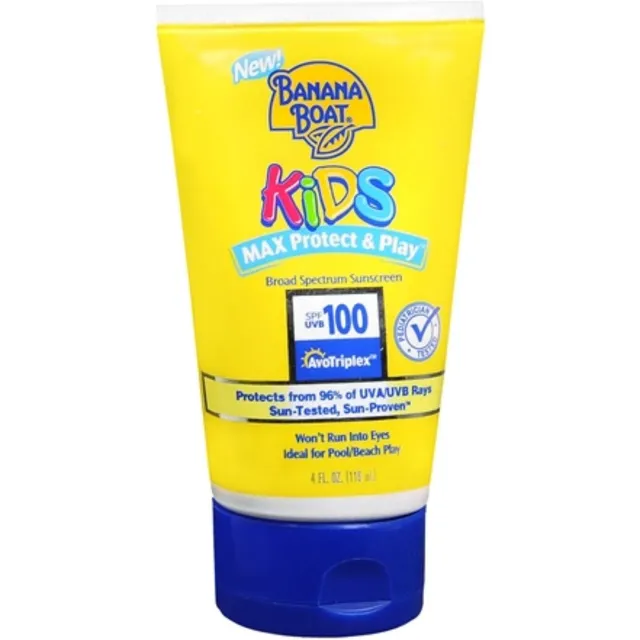 Banana Boat Kids Max Protect lozione solare SPF100 4oz