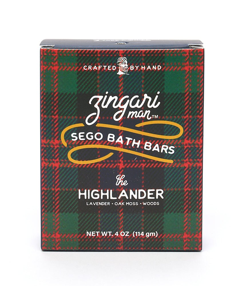 Zingari Man The Highlander saponetta corpo legnosa