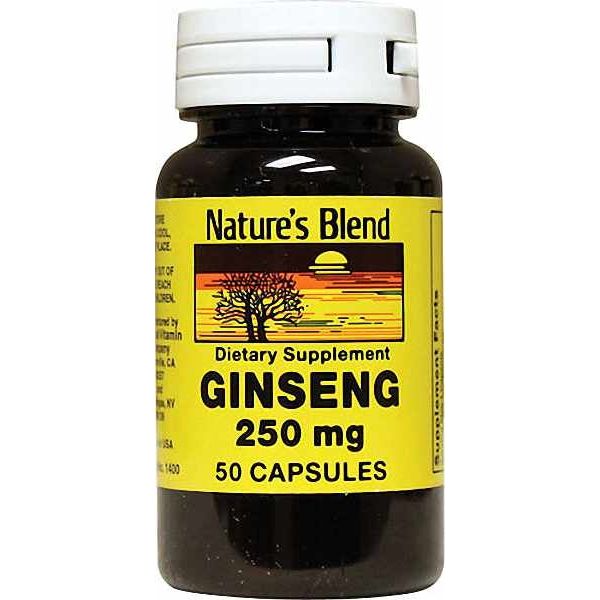 Nature's Blend Ginseng integratore 50 capsule 250 mg