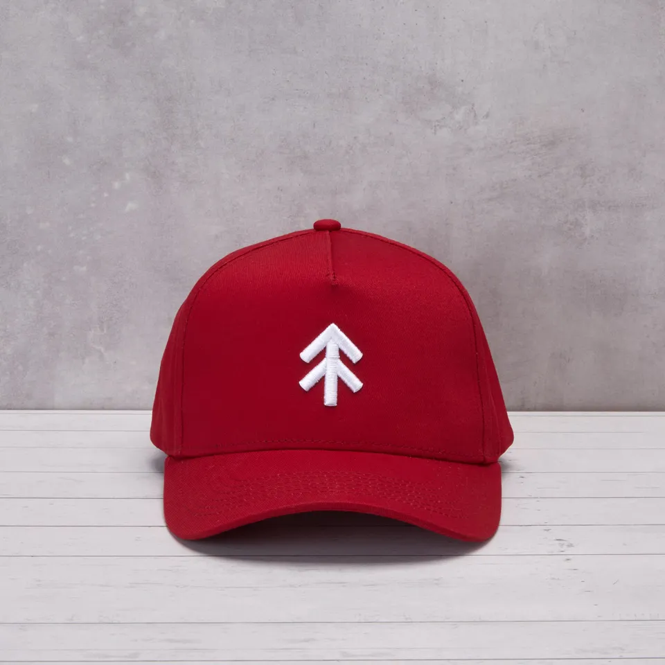The Black Stuff Hats cappellino rosso regolabile taglia unica