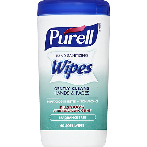 Purell Salviette Igienizzanti Mani Senza Profumo 40 Pezzi