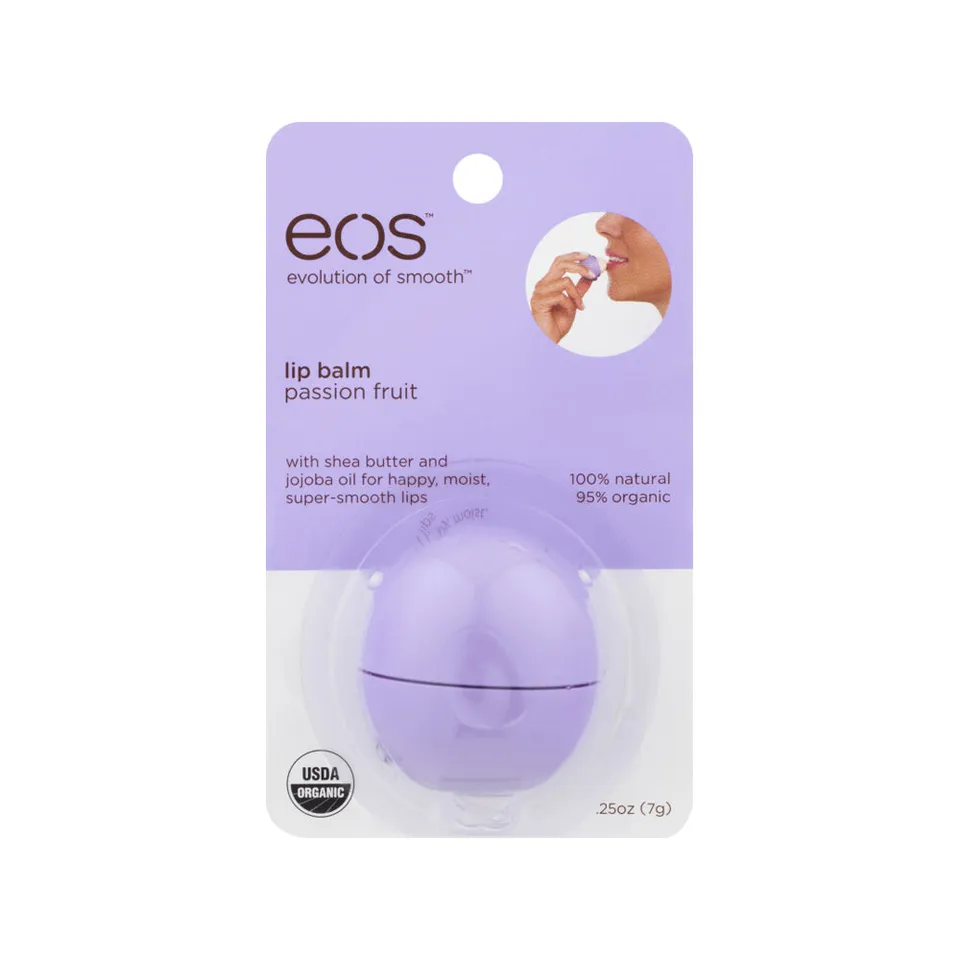 eos Passion Fruit balsamo labbra sfera burro karité 7 g